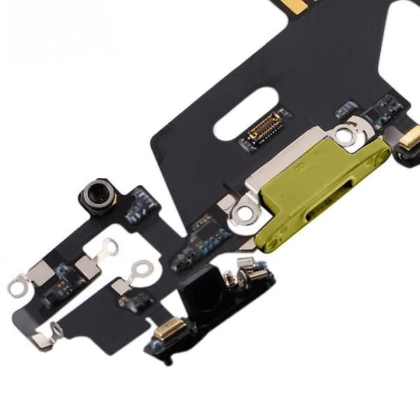 Laddningskontakt - Apple - iPhone 11 - Lightning - Gul - 10g