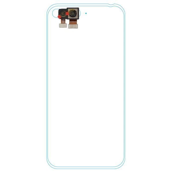 Bakre kamera - Huawei - Y6 2018 - Kompatibel fotomodul - Integrerad kabel - Svart