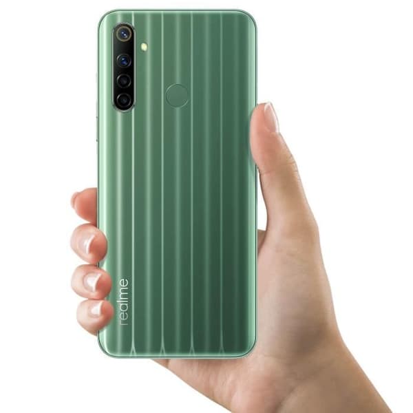 Cache Batteri - Realme - 6i - Ersättning - Grön - Inbyggt lim