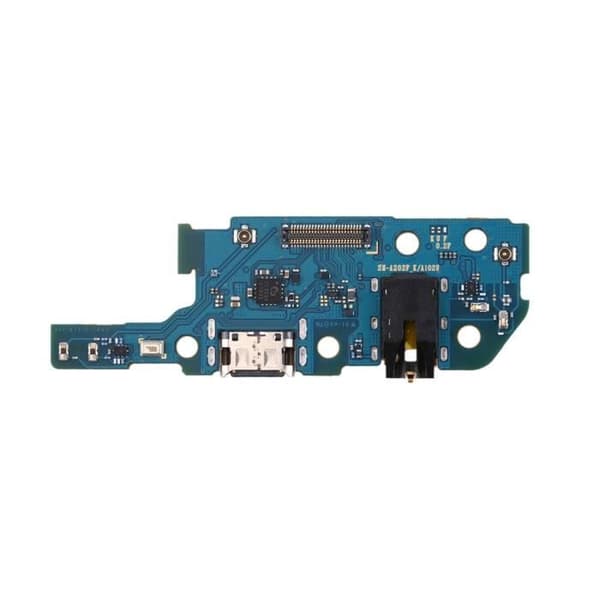 Laddningsconnector - Samsung - Galaxy A20e - USB-C - Jack 3.5mm - Svart