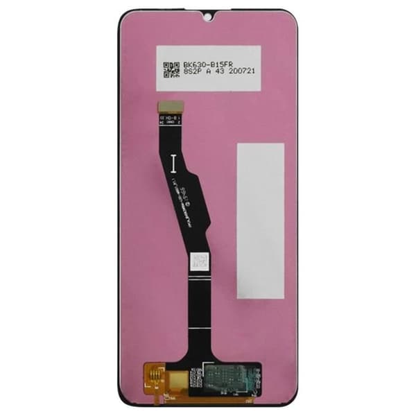 LCD-skärm - Huawei - Y6p - Svart - Ersättning - Integrerad Pekskärm