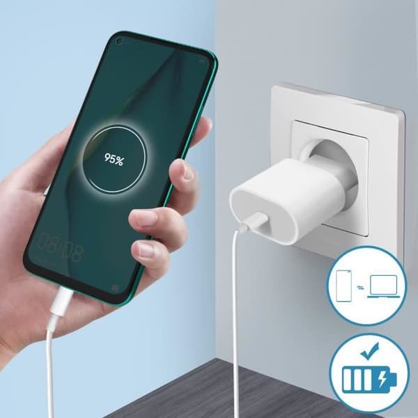 Huawei P40 Lite USB Type C Micro och 3,5 mm jack laddningskontakt