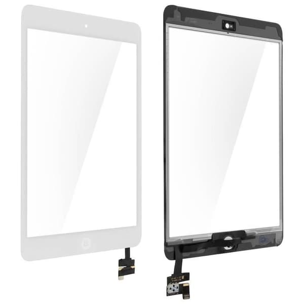iPad Mini 1 och 2 LCD-skärm - AVIZAR - Vit ersättningspekskärm