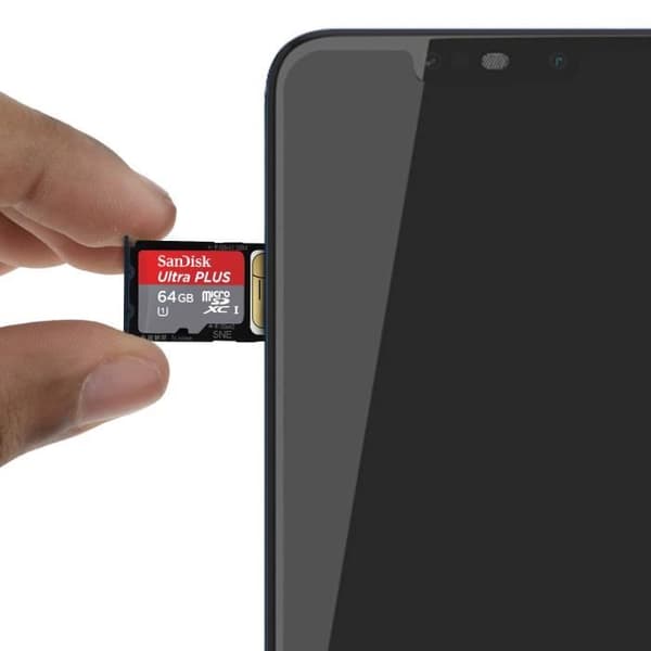SIM-kortsfack - Huawei - Mate 20 Lite - Mörkblå - Adapter - Enkel ersättning