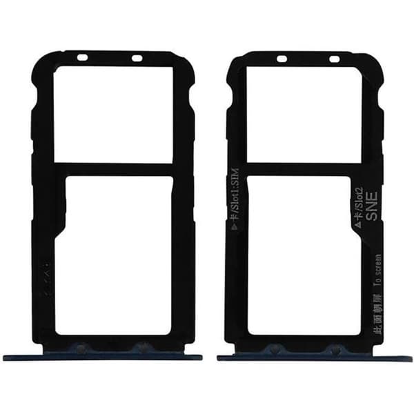 SIM-kortsfack - Huawei - Mate 20 Lite - Mörkblå - Adapter - Enkel ersättning