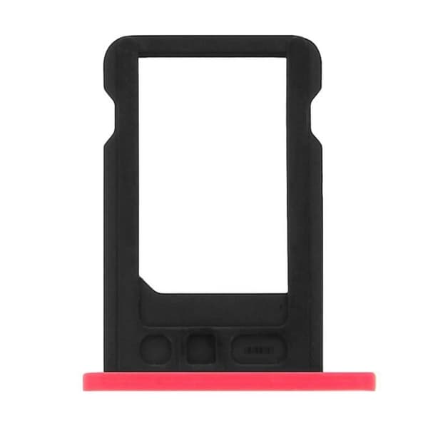 Tiroir för Nano SIM-kort - AVIZAR - iPhone 5C - Rosa - Ersättning - SIM-lås upp