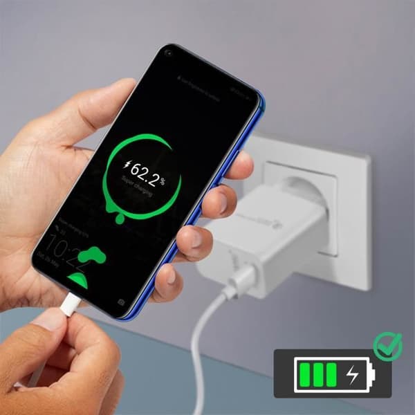 Laddningsplatta - Huawei - Y6 2019 / Honor 8A - Micro-USB - Med mikrofon - Svart