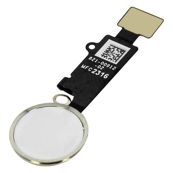 Hemknapp Komplett - AVIZAR - iPhone 7 - Vit - Anslutningskabel - 20 g