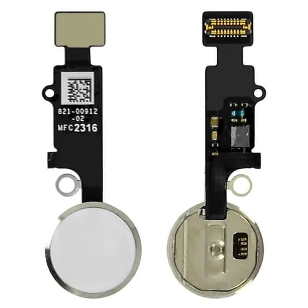 Hemknapp Komplett - AVIZAR - iPhone 7 - Vit - Anslutningskabel - 20 g