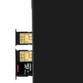 Miniatyrbild 3 av 4: SIM-kortslayout - AVIZAR - Samsung Galaxy J3 2017 - Svart - 2x nano SIM + microSD - Enkel att byta ut