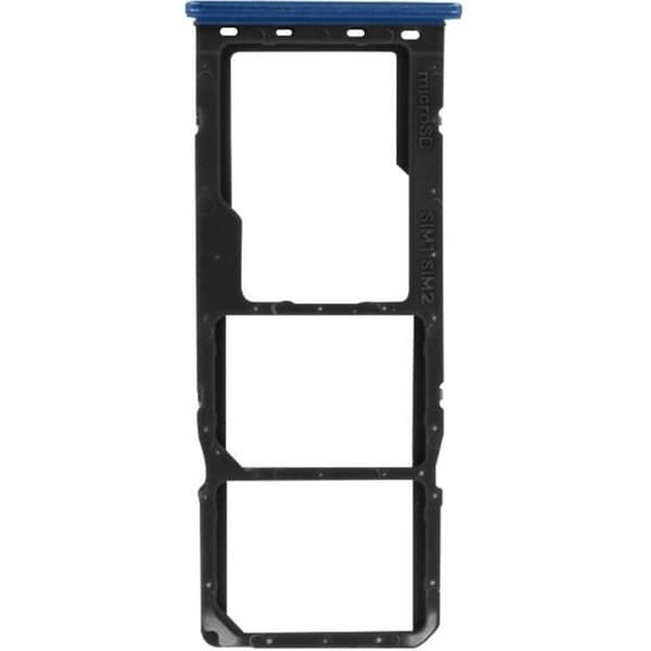 Kortfack - Samsung - Galaxy A51 - 2x Nano SIM - Micro SD - Blå