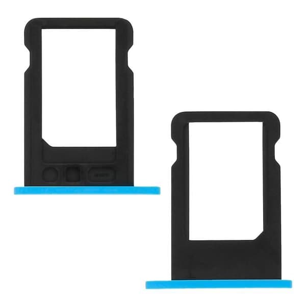 Tiroir för Nano SIM-kort - AVIZAR - Apple iPhone 5C - Blå - 10 g - Snabb ersättning