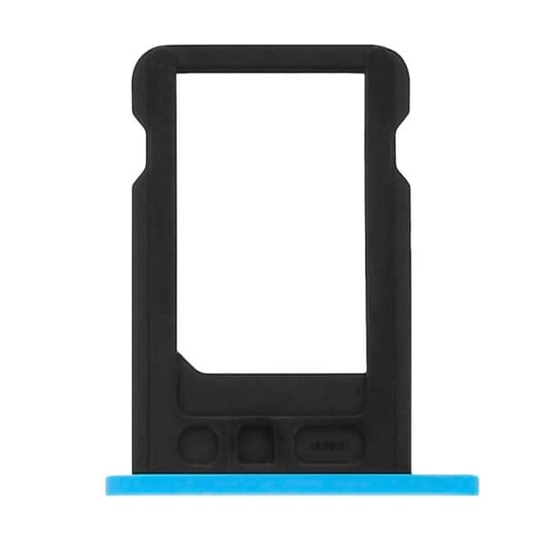 Tiroir för Nano SIM-kort - AVIZAR - Apple iPhone 5C - Blå - 10 g - Snabb ersättning