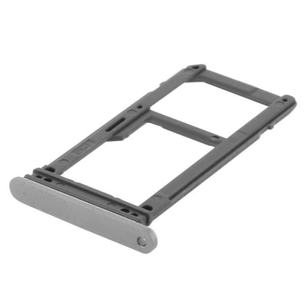 Grå Nano Sim-kort + Micro-SD-korthållare - Samsung Galaxy S7 Edge