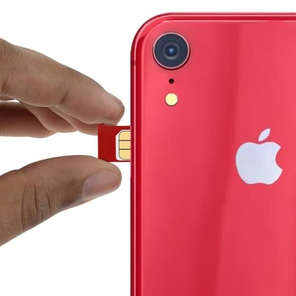 SIM-kortsfack - AVIZAR - iPhone XR - Röd - Byt ut - Kompatibel