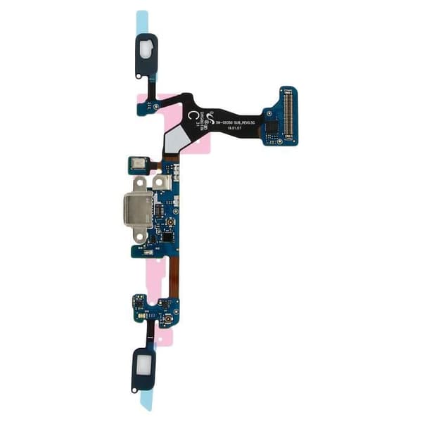 Laddningsanslutningskabel - AVIZAR - Samsung Galaxy S7 Edge - Svart - Micro-USB - 10 g
