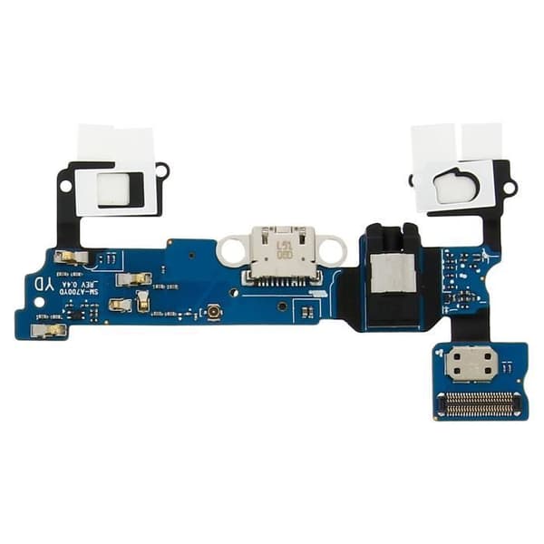 Nappe för laddningskontakt - AVIZAR - Samsung Galaxy A7 - Micro-USB - Jack 3.5 - Svart