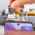Miniatyrbild 3 av 4: SIM-kortfack - AVIZAR - Samsung Note 20 Ultra - Ersättande Nano SIM-kortplats - Svart