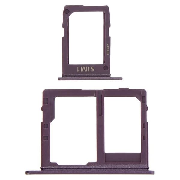 SIM-fack - AVIZAR - Samsung Galaxy J6 - Dubbel nanoSIM-adapter - Lila - 10g