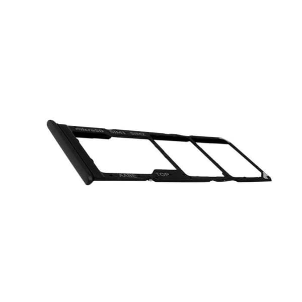 SIM-kortsfack - Samsung - Galaxy A12 - 2x Nano SIM - 1x Micro SD - Svart