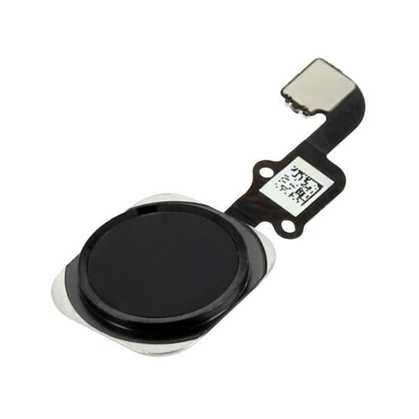 Hemknapp - Apple - iPhone 4S - Svart - Anslutningskabel - Ersättning för skadad knapp