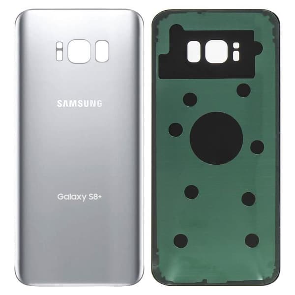 Batteriskal - Samsung - Galaxy S8 Plus - Bakpanel - Silver - 20 g