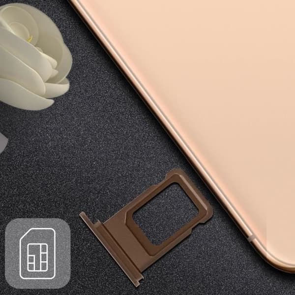 SIM-kortsfack - Apple - iPhone 11 Pro - 1 plats - Nano Sim - guldgul