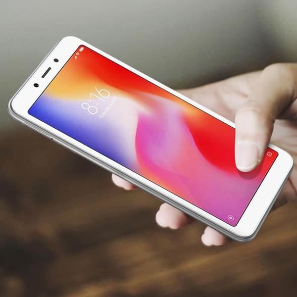 LCD-skärm - AVIZAR - Xiaomi Redmi 6/6A - Komplett Touch Block - Vit - 5,5 tum