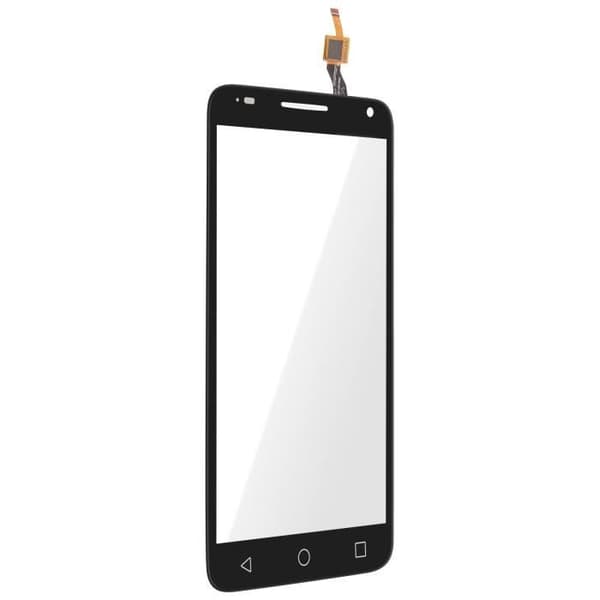 Vitre Tactile - ALCATEL - One Touch Pop 3 - Svart - Härdat glas - 5.5 tum