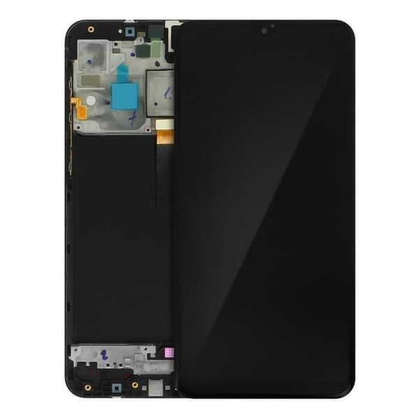 Samsung Galaxy A10 LCD-skärm Komplett Block Touch-kompatibel Svart