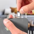 Miniatyrbild 3 av 4: SIM kortplats - Apple iPhone 12 Mini - Ersättningsplats för Nano SIM - Vit