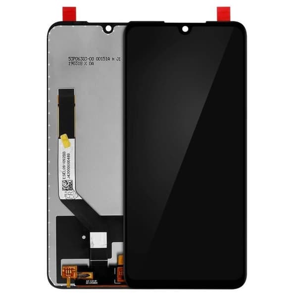 Komplett montering Xiaomi Redmi Note 7 LCD-skärmbyte Pekglas - svart Svart