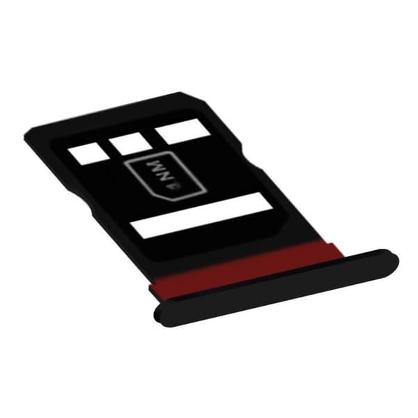 SIM-korts fack - Huawei - Mate 30 - Ersättning - Nano SIM - Svart