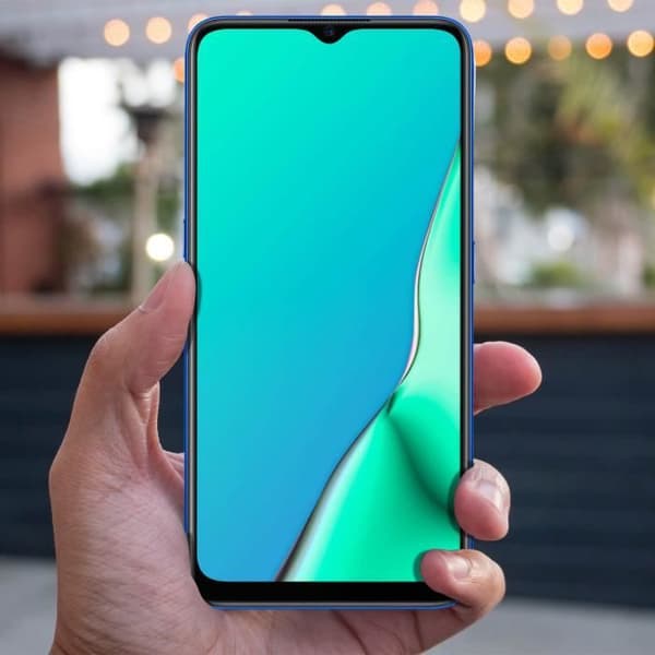 LCD-skärm - AVIZAR - Oppo A9 2020 - Utbyte - 5,5 tum - Svart Touchglas