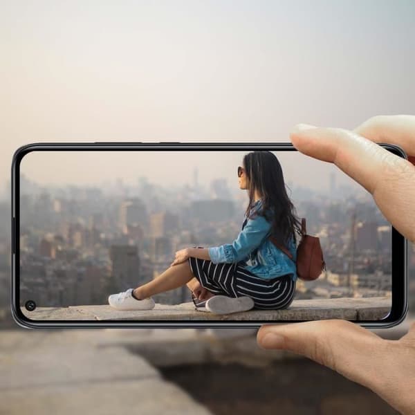 Bakre Kamera - Huawei - P40 Lite E - 100% kompatibel - Integrerad anslutningskabel - Svart