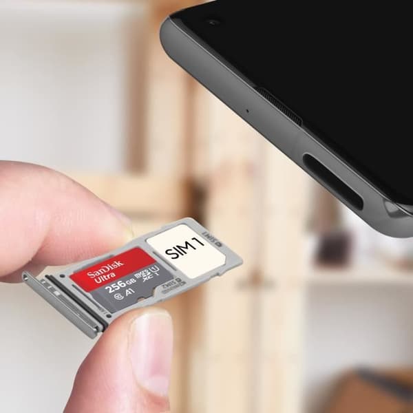 Samsung Galaxy S10e, S10 och S10 Plus ersättningsfack för SIM-kort svart