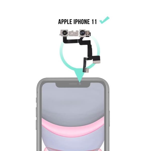 Framkamera - Apple - iPhone 11 - Ersättning - Svart - 10g