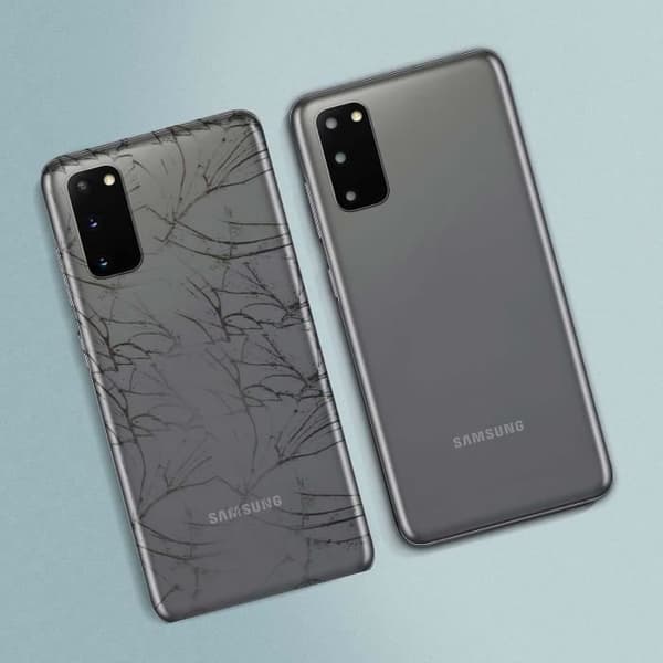 Batteri Cache Samsung Galaxy S20 - Samsung - Bakre Ersättningspanel - Grå