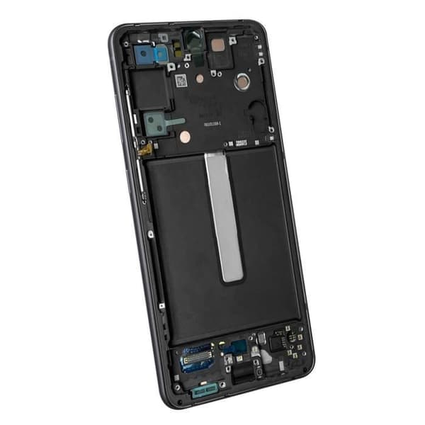 LCD-skärm - Samsung - Galaxy S21 FE - Original - Svart - Touchscreen