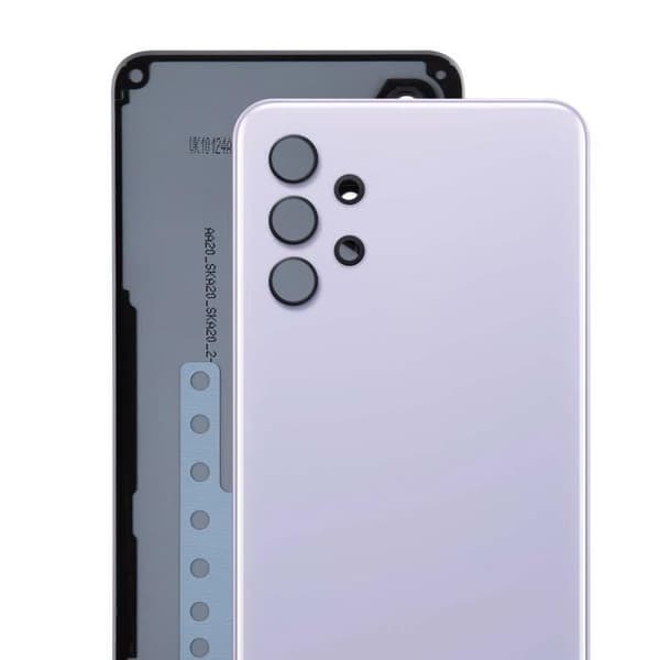 Cache Batteri - Samsung - Galaxy A32 5G - Lavendellila - Reservdel - Inbyggt Lim