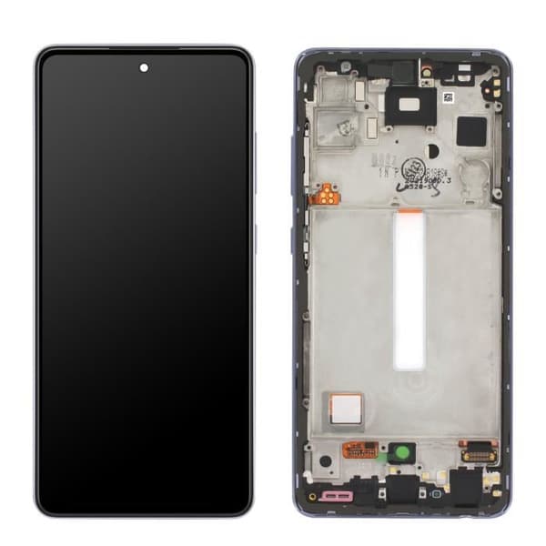 LCD-skärm - Samsung - Galaxy A52s - Original - Lila - 5,5 tum