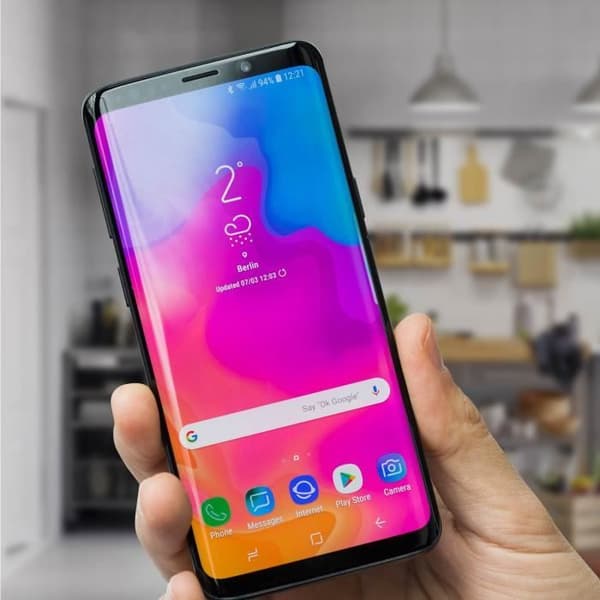 Samsung Galaxy S9 Plus LCD-skärm Komplett Touch Block Original Samsung - Svart Svart