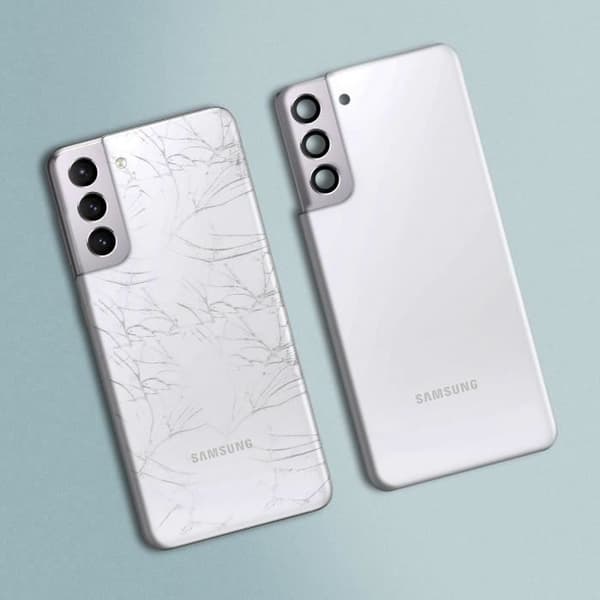 Samsung Galaxy S21 batteriskal Original Samsung bakskal Phantom White