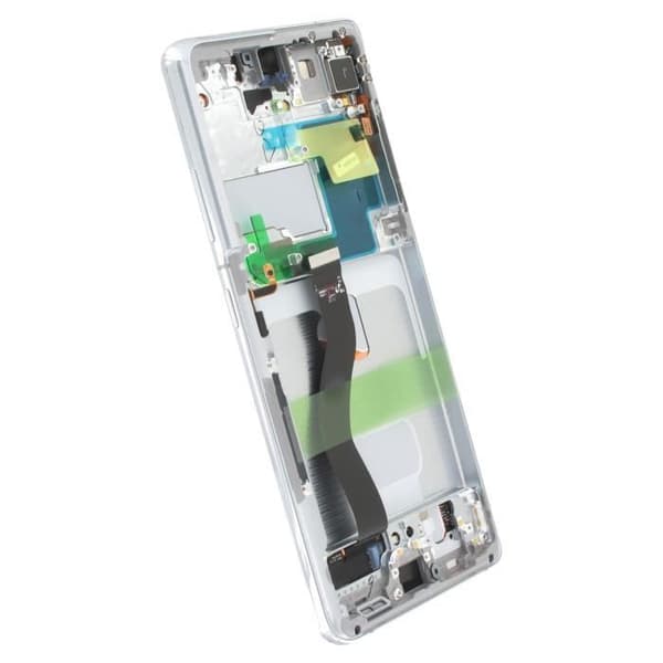 LCD-skärm - Samsung - Galaxy S21 Ultra - Original - Silver - Grå - 5000mAh