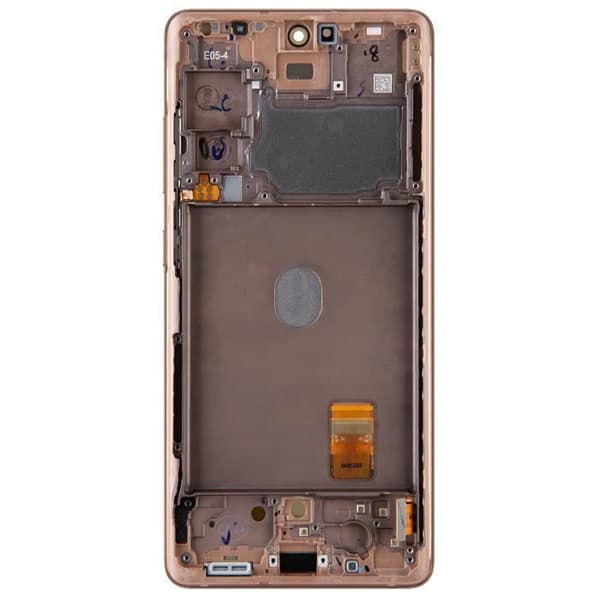 Samsung Galaxy S20 FE 5G Komplett Block LCD-pekskärm Original Orange