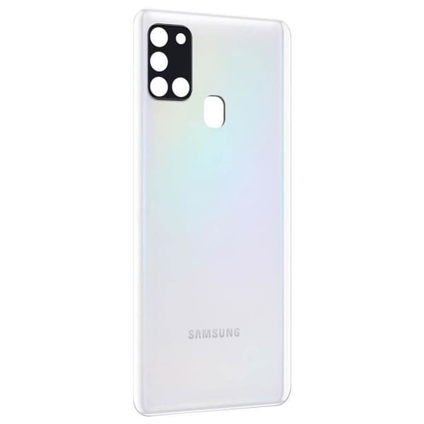 Samsung Galaxy A21s batteriskal Original Samsung vit bakskal