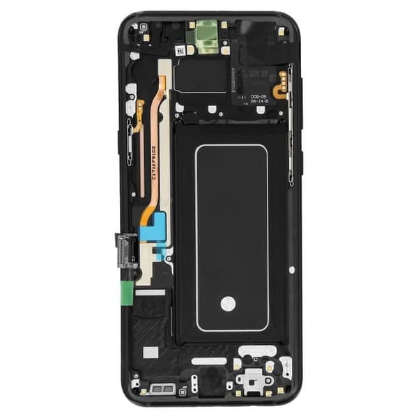 Galaxy S8 Plus LCD-skärm Touchglas Original Samsung Black Screen Block