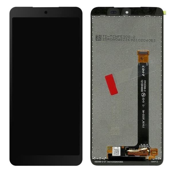 LCD-skärm - Samsung - Galaxy Xcover 5 - Original - Touchglas - Svart