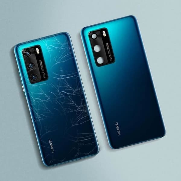 Batteri Fack - HUAWEI - P40 - Original Baksta - Blå - 20 g
