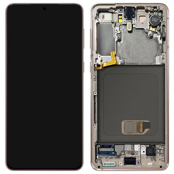 LCD-skärm - Samsung - Galaxy S21 - Original - Lila - Fullständig ersättning